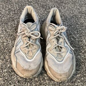 adidas Gray and White Athletic Shoes